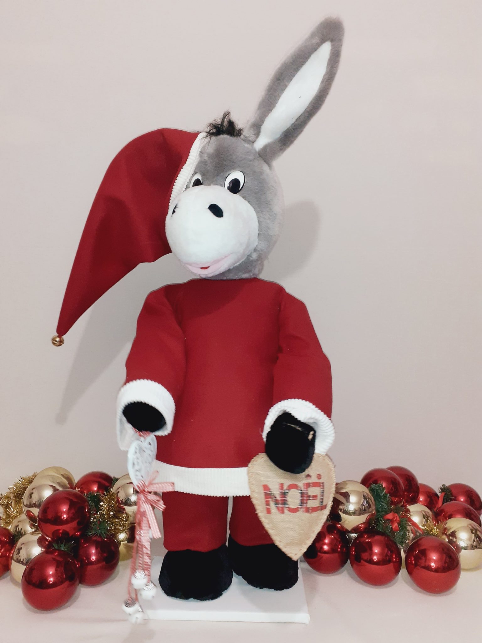Poupée en peluche de père Noël de 40 cm - Jeux - Jouets