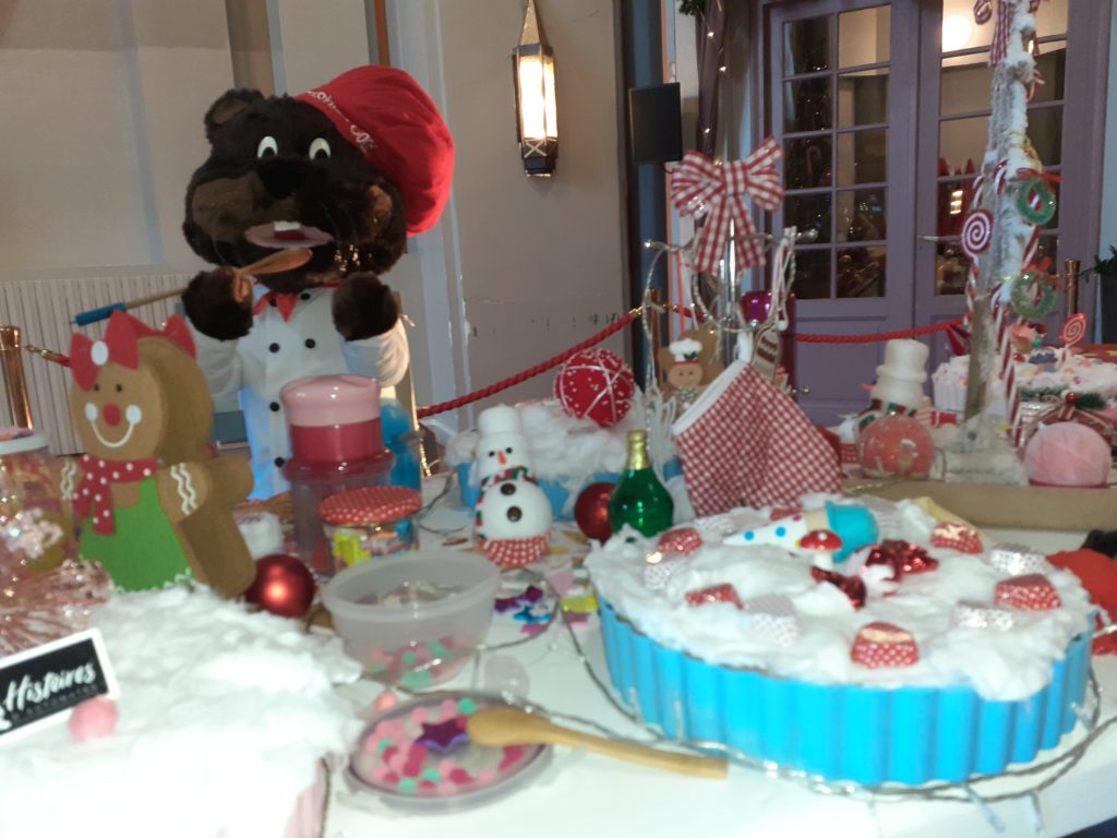 Automate de Noël Décoration de Noël avec Personnages Castors Automates Location d'automates de noël et de scènes décoratives avec automates