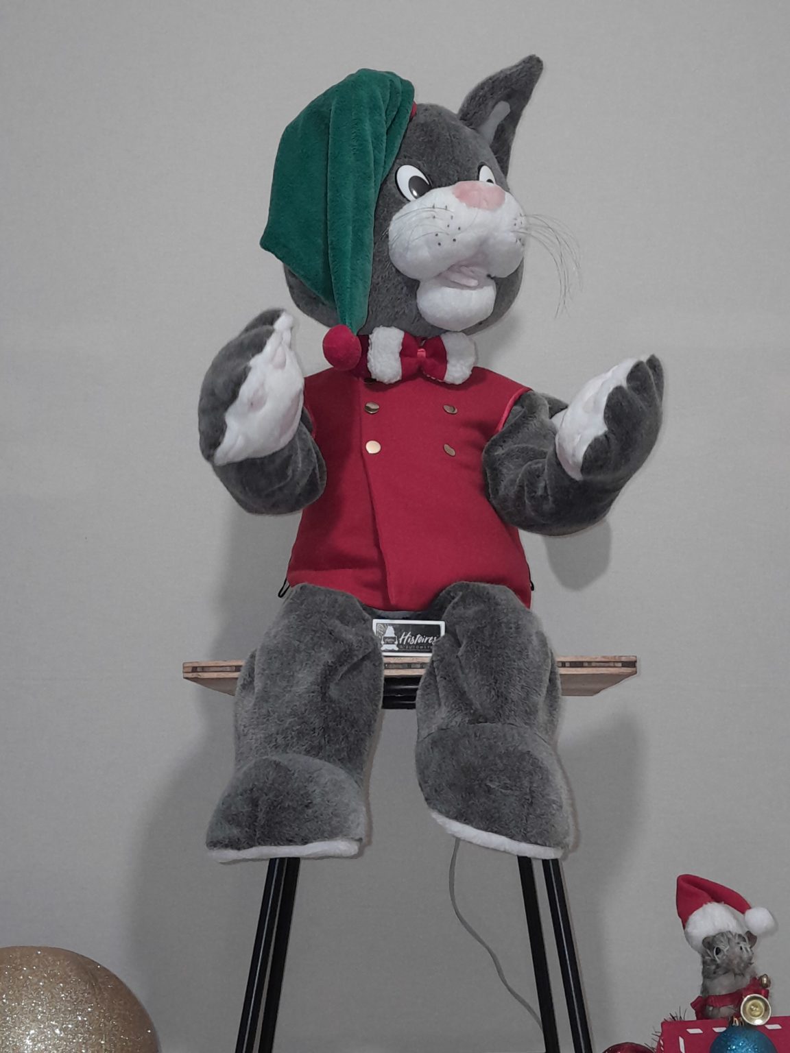 Lot De 3 Peluches Automates De Noël – Interactives – Neuves