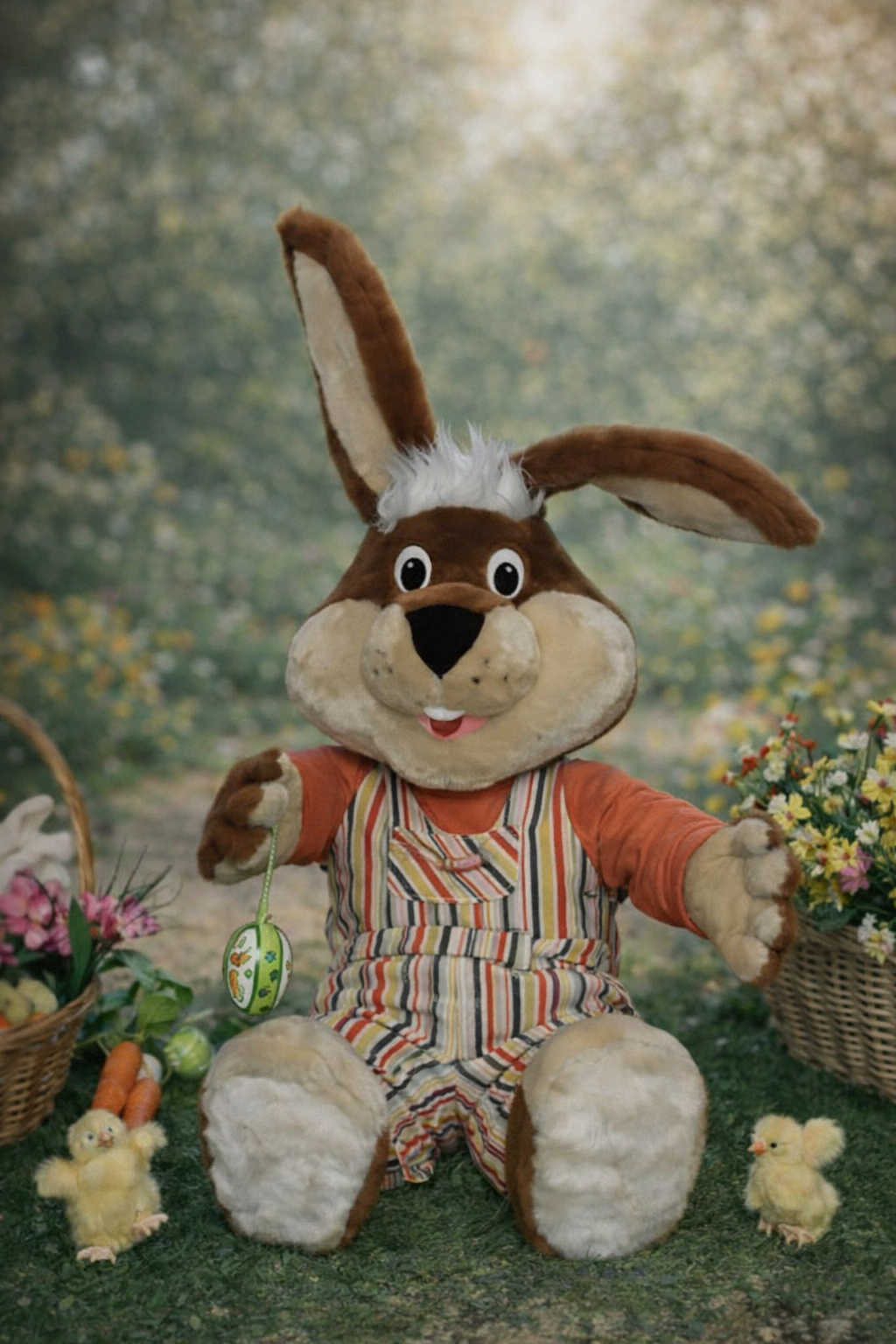 Lapin Automate - Lapinou Assis- Automate de Pâques et de Printemps