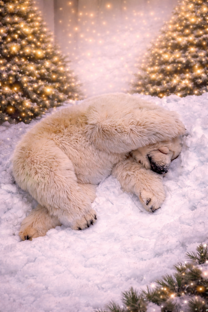 Automates de Noël-Ours Polaires Automates-Ours de Noël Automates- Automate Cartoons-Animaux Polaires Automates