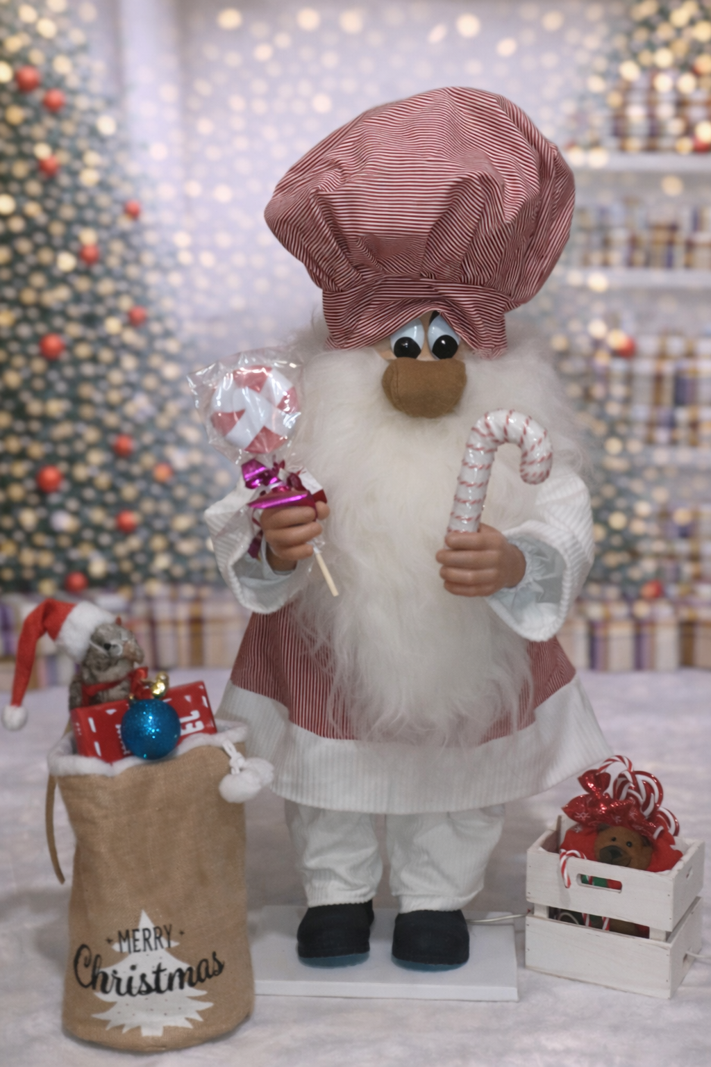 Automate de Noël Gnome Automate Pâtissier-Fabrication Location Automates de Noël