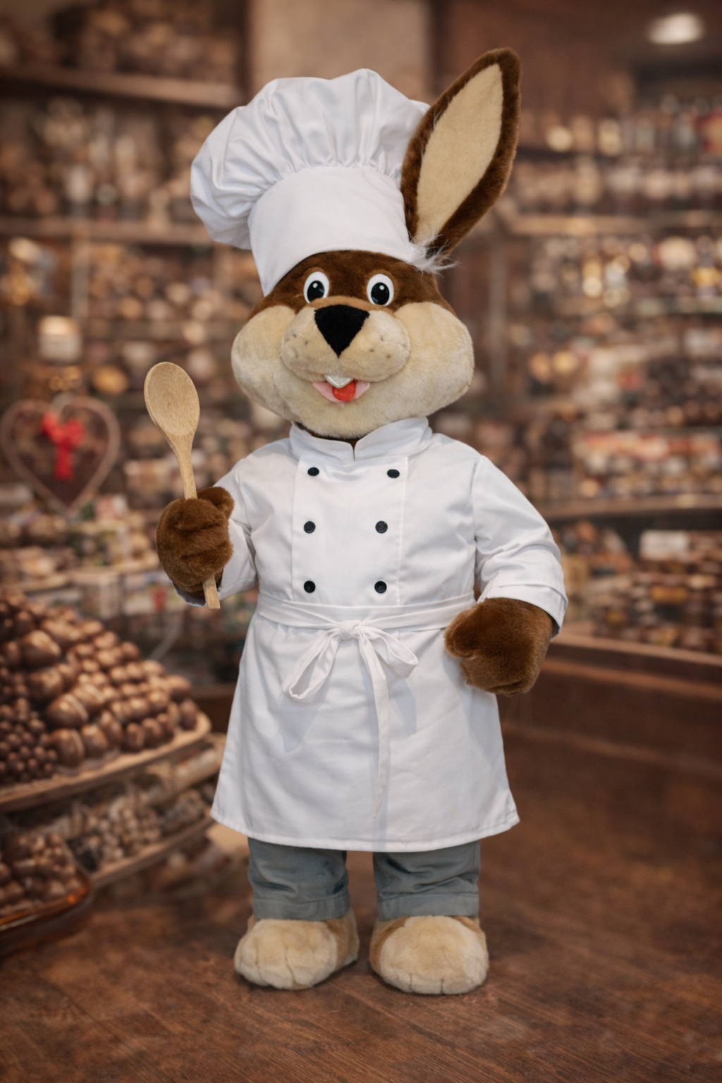 Lapin Automate - Lapin Pâtissier-Automate de Pâques - Lapin de Pâques Automate